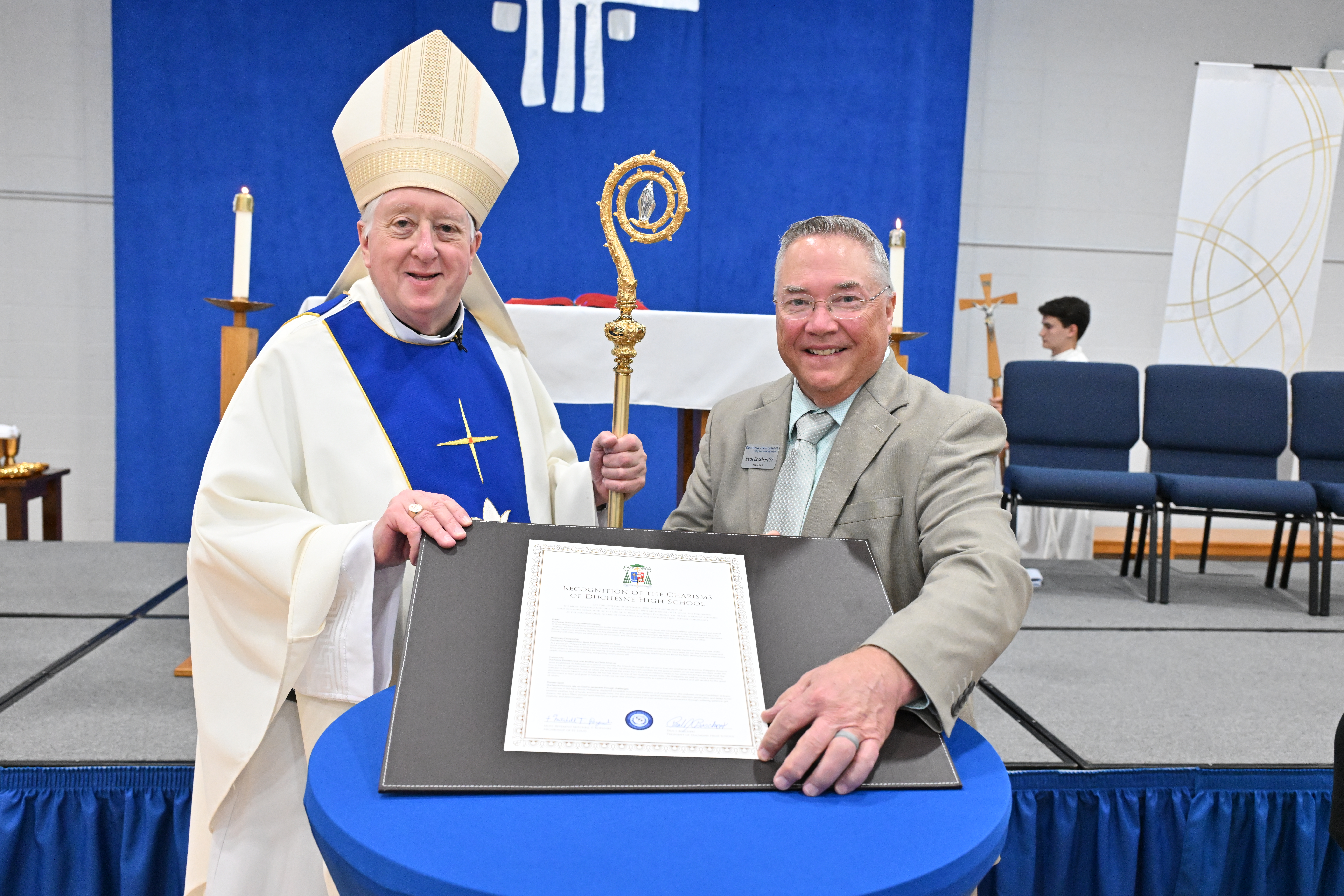 Archbishop and President Boschert